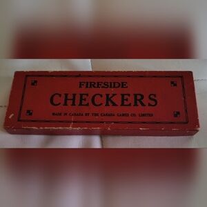 Vintage “Fireside Checkers” – Made in Canada